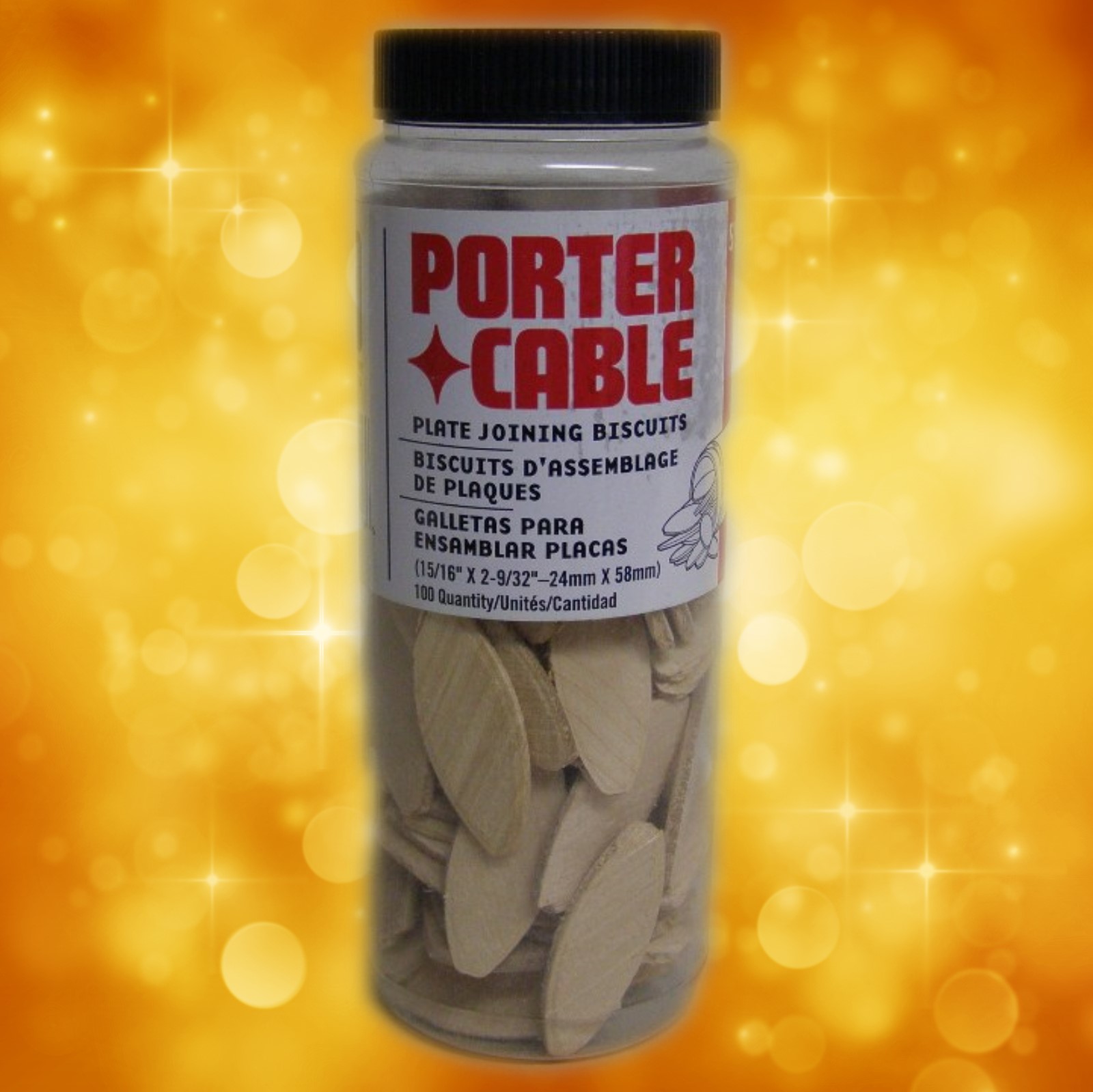 Porter Cable  5562 #20 Biscuits (24mm x 58mm) 100 Count 5562